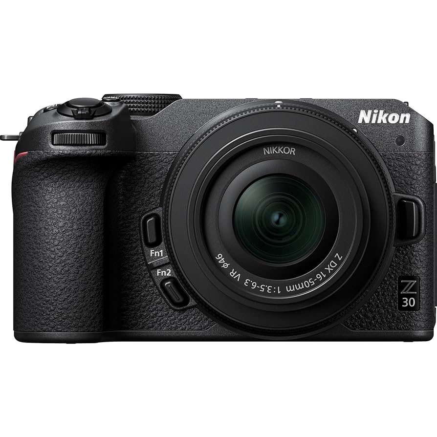 Nikon - Nikon Z 30 DX 16-50 Kit ニコン Nikon Z 30 Camera: 4K Video, Vari-angle Screen & USB-C Charging